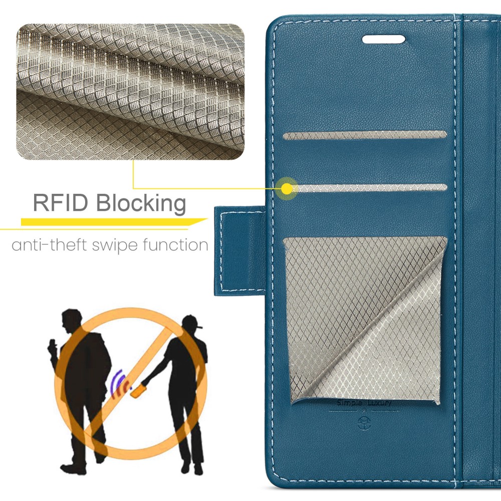 Pouzdro na Samsung Galaxy S25+ CASEME smooth modré