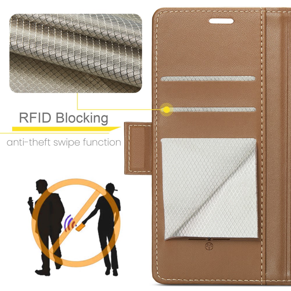 Pouzdro na Samsung Galaxy S25+ CASEME smooth hnědé