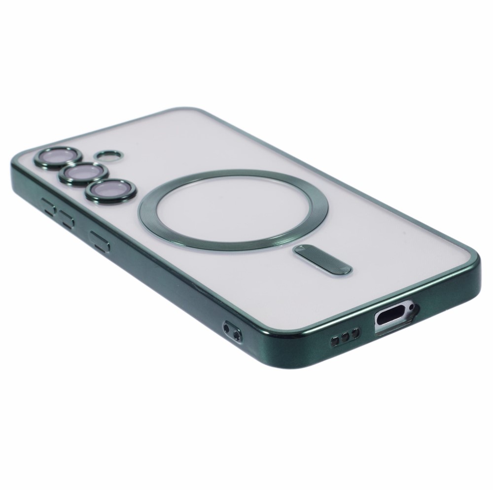 Kryt na Samsung Galaxy S25+ s podporou MAGSAFE zelený
