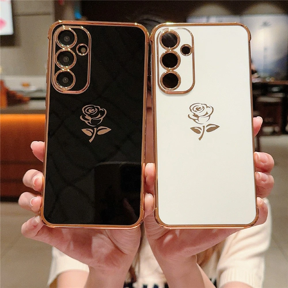 Kryt na Samsung Galaxy S25 růže bílý