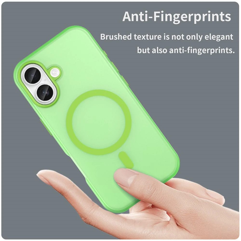 Kryt na iPhone 17 Candy s podporou MAGSAFE zelený