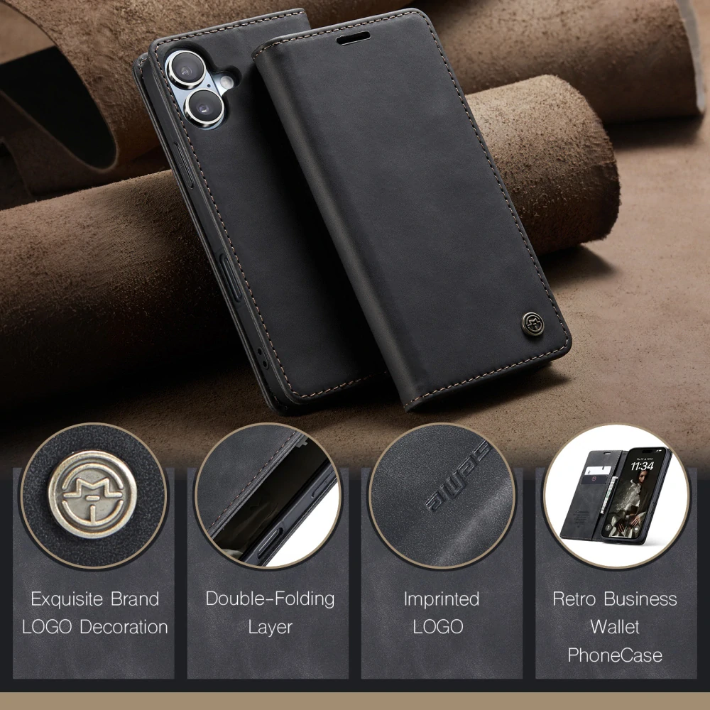 Pouzdro CASEME pro iPhone 17 černé