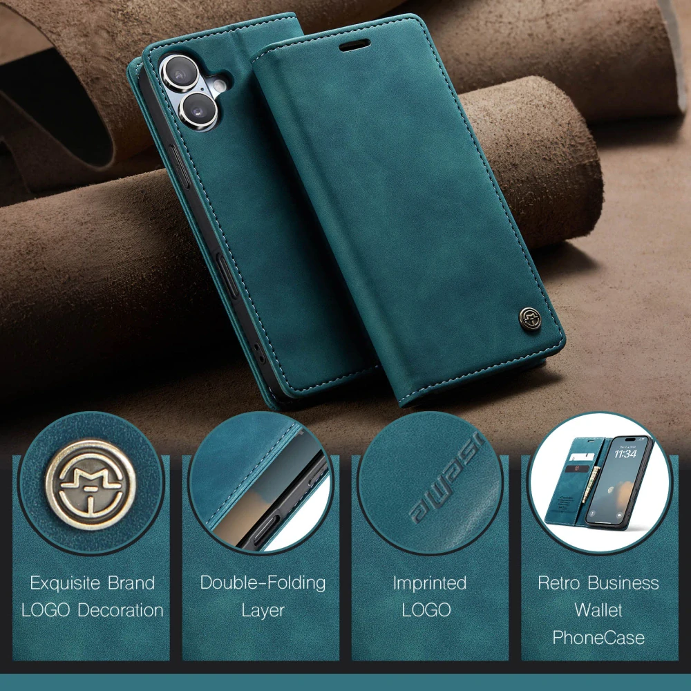 Pouzdro CASEME pro iPhone 17 modré