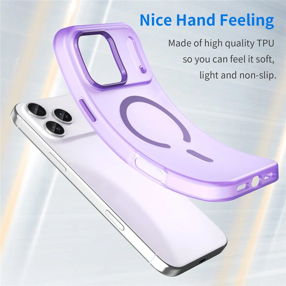 Kryt na iPhone 17 Pro Max Candy s podporou MAGSAFE fialový