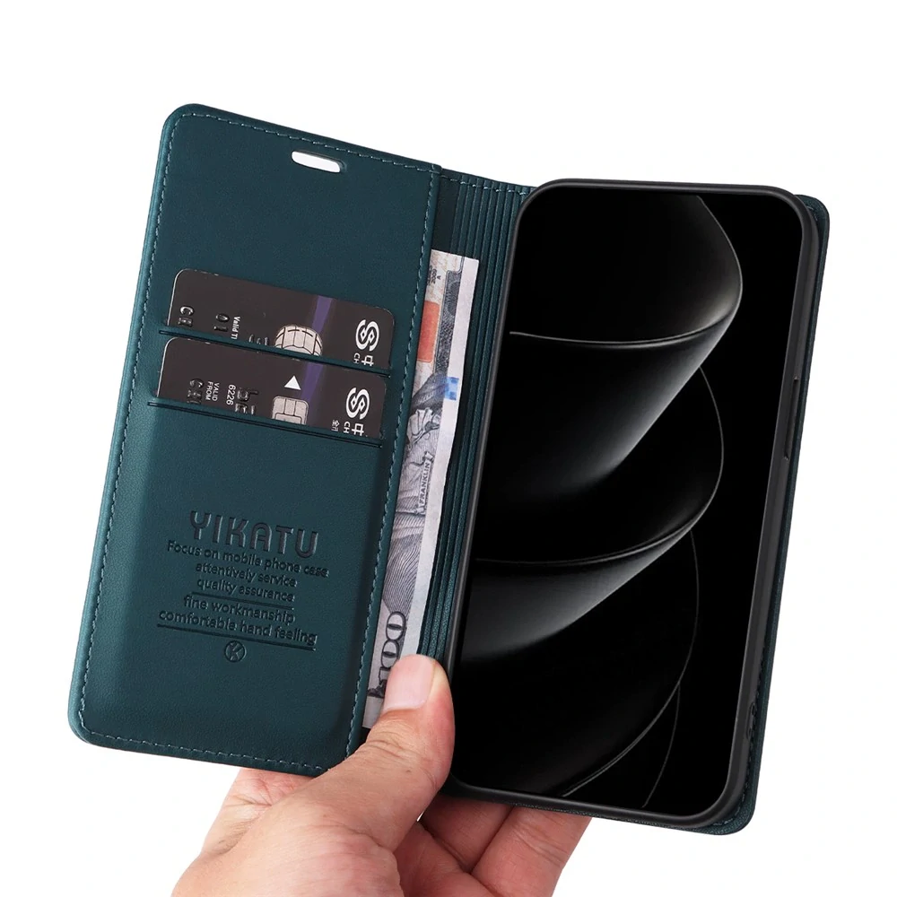 Pouzdro na iPhone 17 Pro Max Yikatu modré