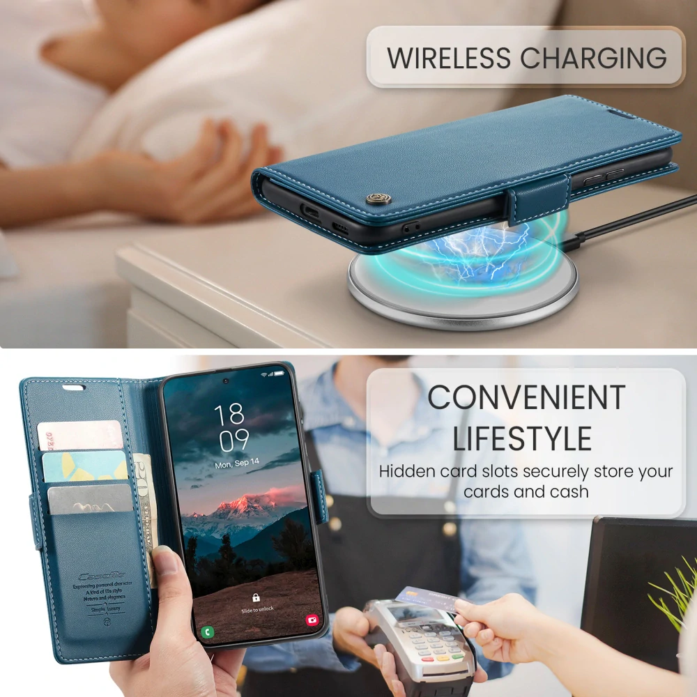 Pouzdro na Samsung Galaxy S26 CASEME smooth modré