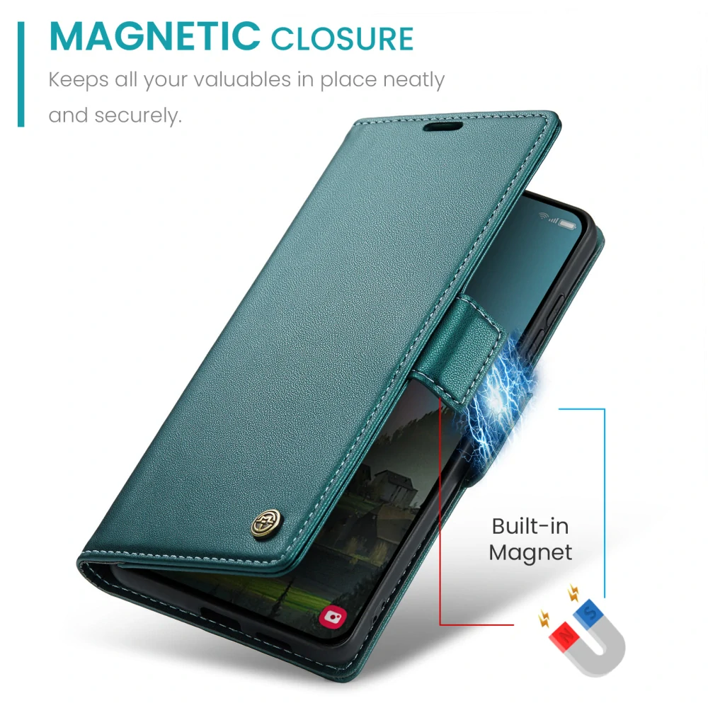 Pouzdro na Samsung Galaxy S26 CASEME smooth zelené