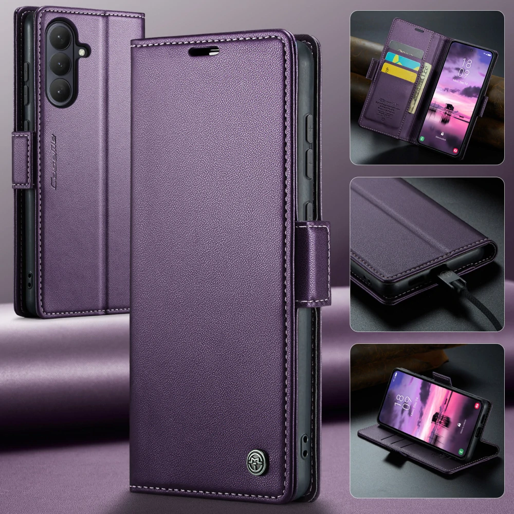 Pouzdro na Samsung Galaxy S26 CASEME smooth fialové