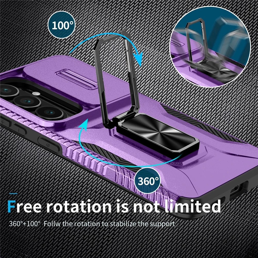 Kryt na Samsung Galaxy S26 odolný s krytkou na fotoaparát fialový