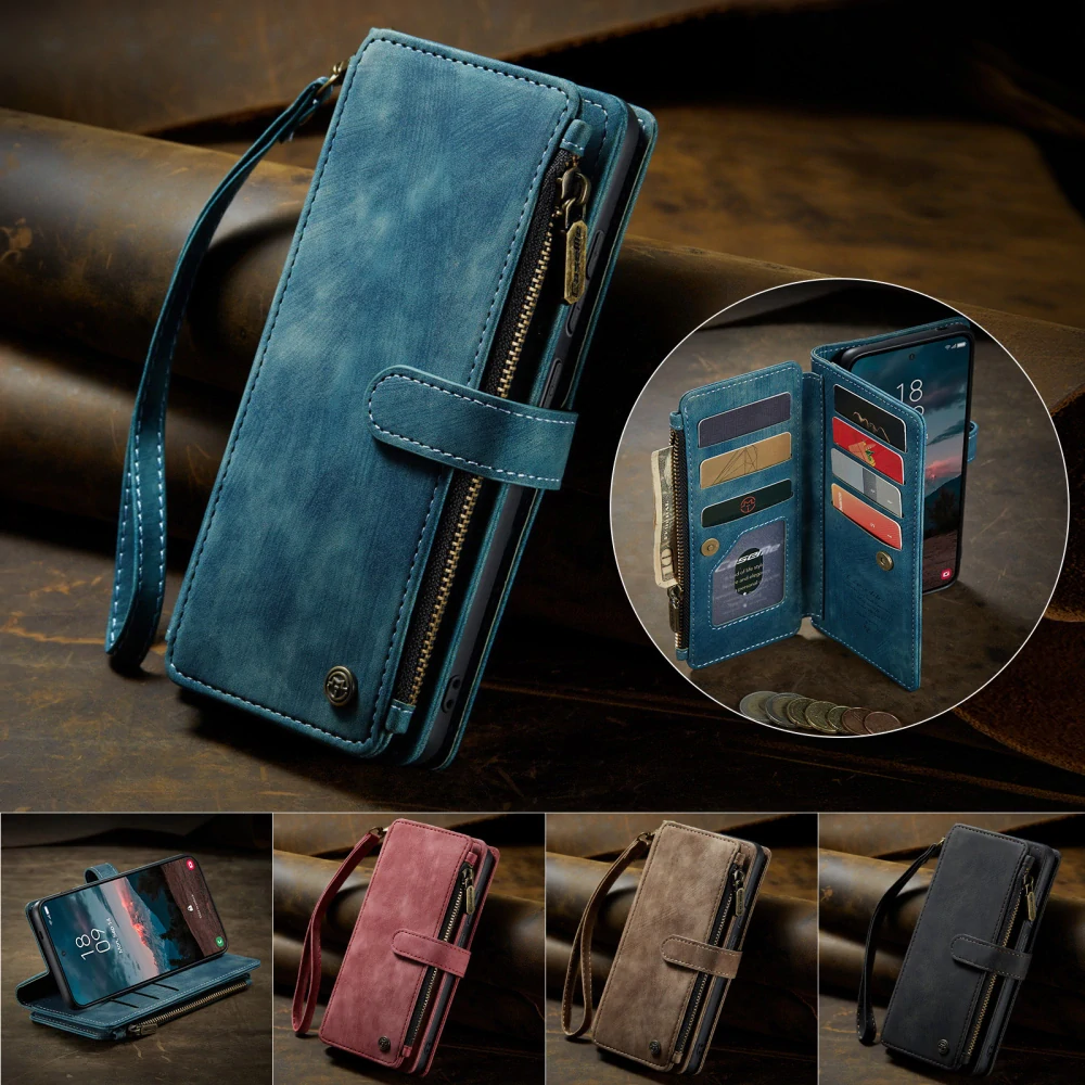 Pouzdro na Samsung Galaxy S26 CASEME Deluxe modré