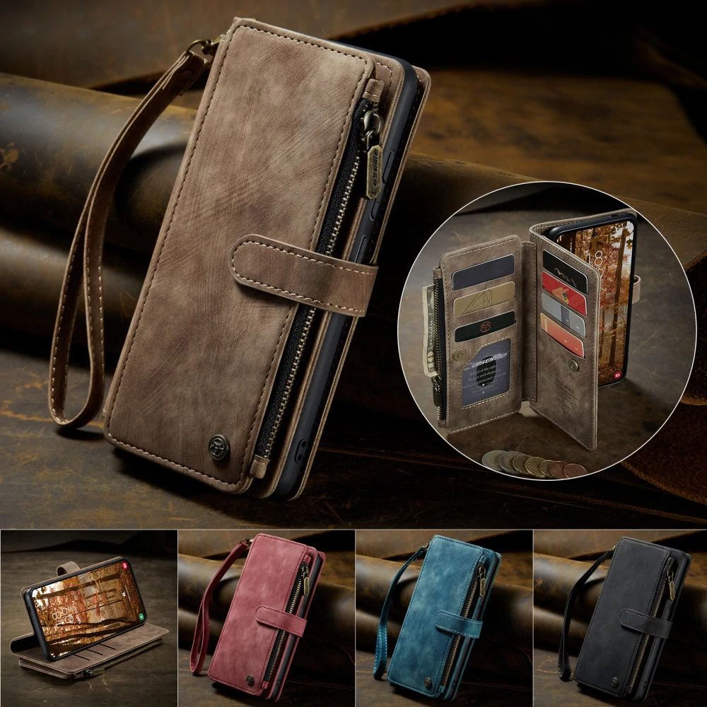 Pouzdro na Samsung Galaxy S26 CASEME Deluxe hnědé