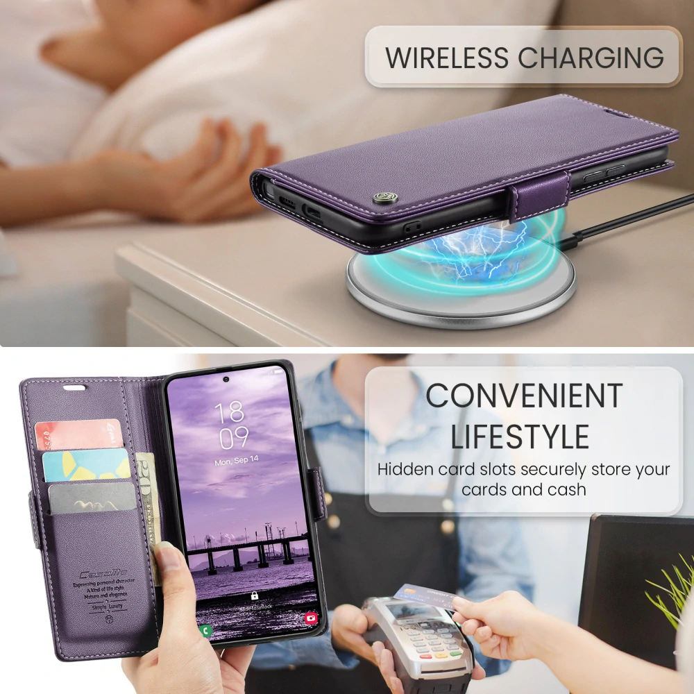 Pouzdro na Samsung Galaxy S26 Ultra CASEME smooth fialové