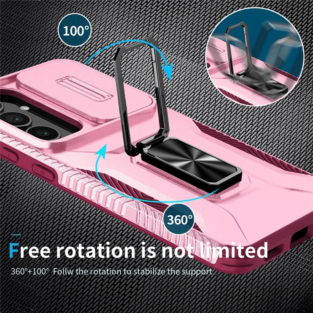 Kryt na Samsung Galaxy S25 FE odolný s krytkou na fotoaparát vínový