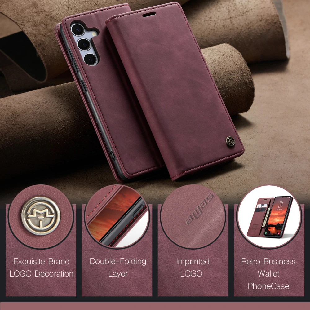 Pouzdro na Samsung Galaxy S25 FE CASEME červené