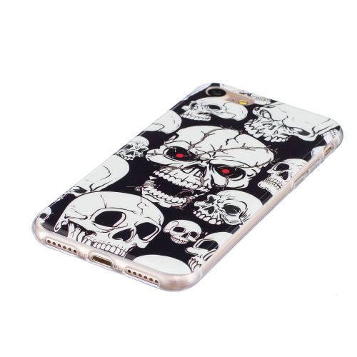 Kryt na iPhone 7 / 8 / SE ( 2020 / 2022 ) svítící lebka Creepy Skull