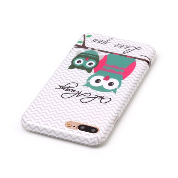 Kryt na iPhone 7 Plus / 8 Plus kryt Sova Owl Always Love you