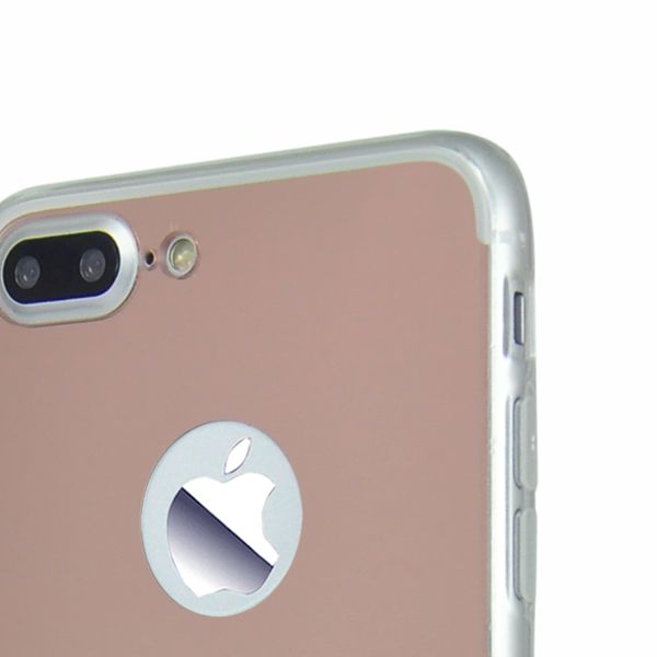 Kryt na iPhone 7 Plus / 8 Plus zrcadlový růžový