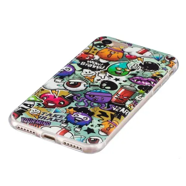 Kryt na iPhone 7 / 8 / SE ( 2020 / 2022 ) svítící Graffiti Urban Art