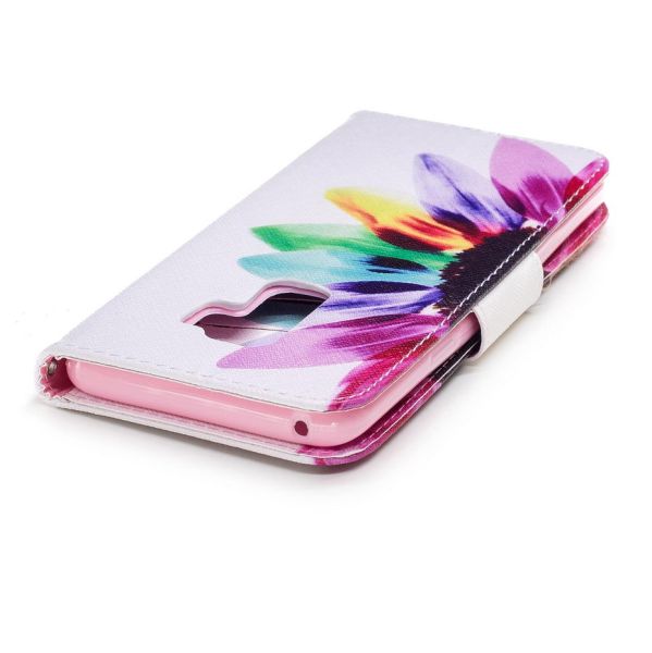 Pouzdro pro Samsung Galaxy S9 Rainbow flower