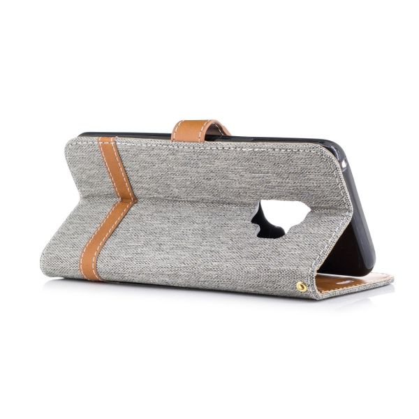 Pouzdro pro Samsung Galaxy S9 Jeans šedé