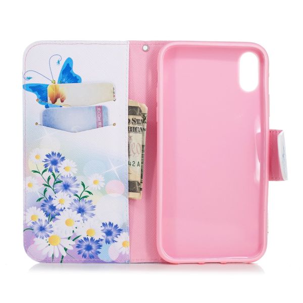Pouzdro pro iPhone Xr Motýl bílé