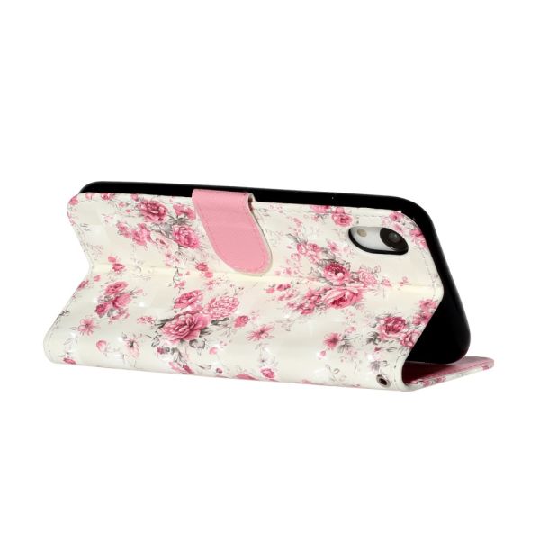 Pouzdro pro iPhone Xr Růže bílé