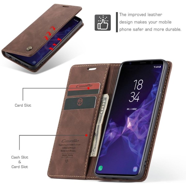 Pouzdro pro Samsung Galaxy S9 CASEME hnědé