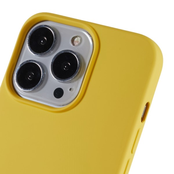 Kryt na iPhone 12 Pro Max gumový žlutý
