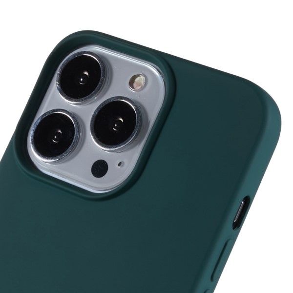 Kryt na iPhone 12 Pro Max gumový tmavě zelený