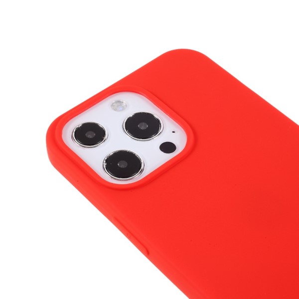 Kryt na iPhone 13 Pro Max gumový červený
