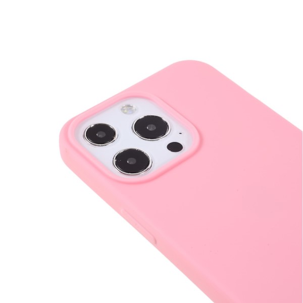 Kryt na iPhone 13 Pro Max gumový růžový
