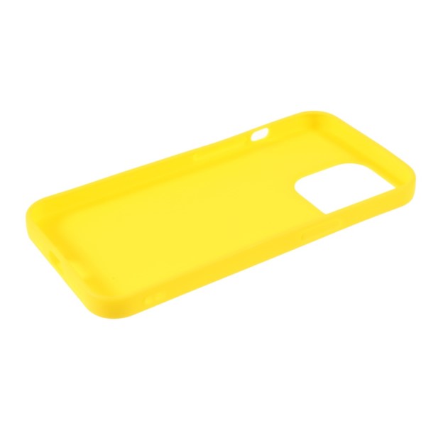 Kryt na iPhone 13 Pro Max gumový žlutý