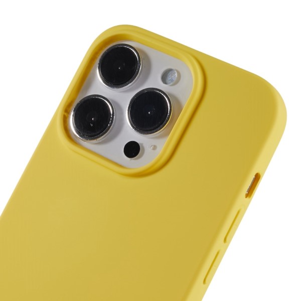 Kryt na iPhone 14 Pro Max gumový žlutý