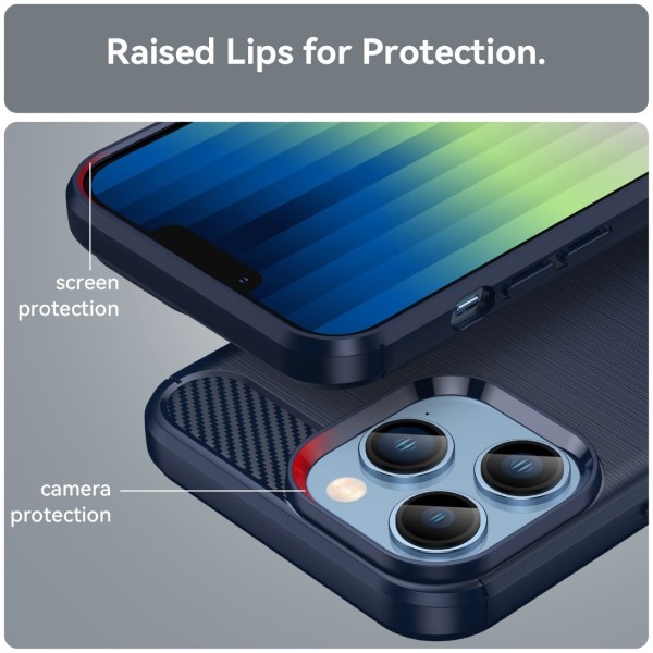 Kryt na iPhone 14 Pro Max Carbon modrý