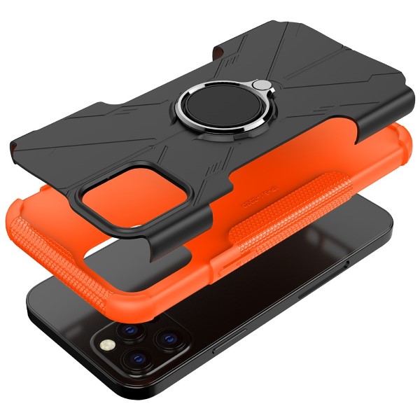 Kryt na iPhone 12 / 12 Pro odolný Tire 2 oranžový