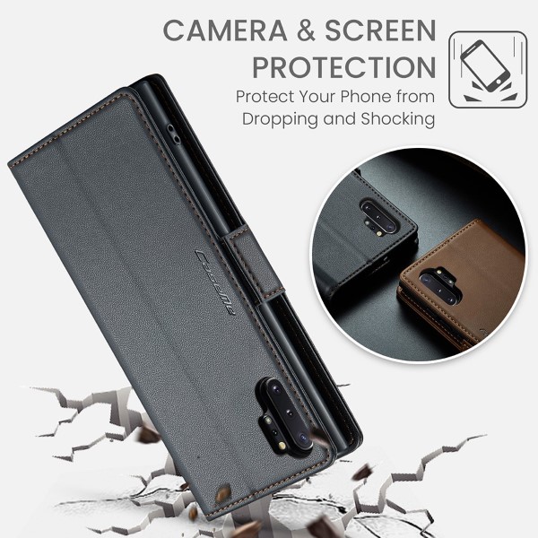 Pouzdro na Samsung Galaxy Note 10 Plus CASEME smooth černé