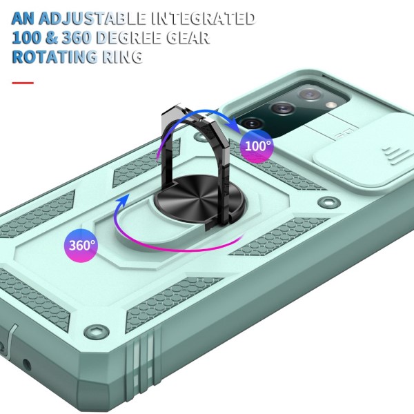 Kryt na Samsung Galaxy S20 FE odolný s krytkou na fotoaparát modrý