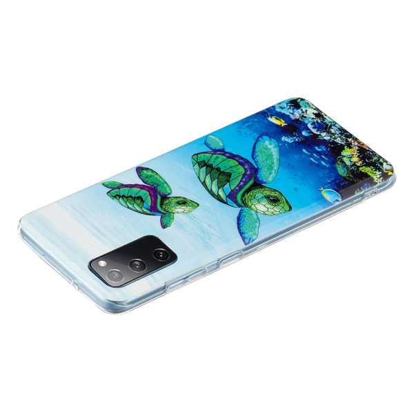 Kryt na Samsung Galaxy S20 FE svítící Želva