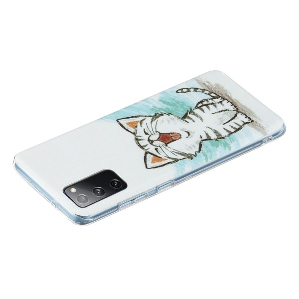 Kryt na Samsung Galaxy S20 FE svítící Kotě
