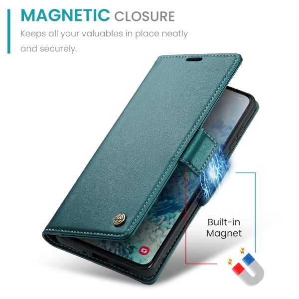 Pouzdro na Samsung Galaxy S20 Plus CASEME smooth zelené