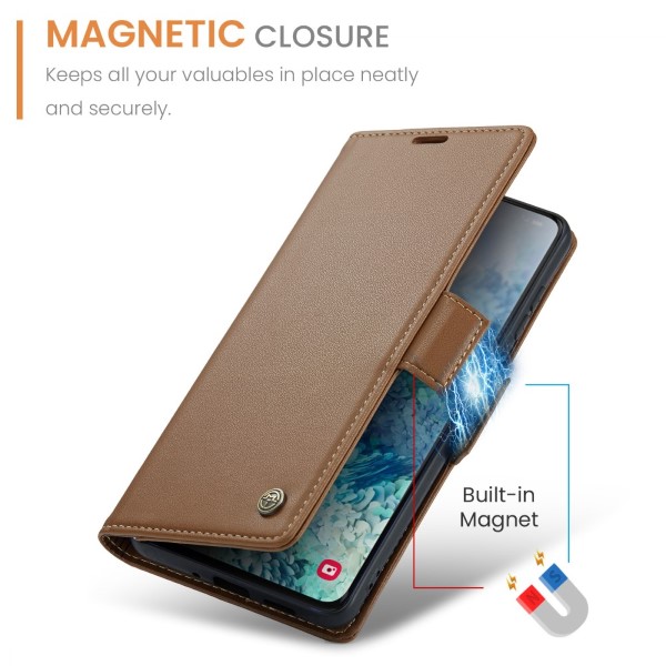Pouzdro na Samsung Galaxy S20 Plus CASEME smooth hnědé