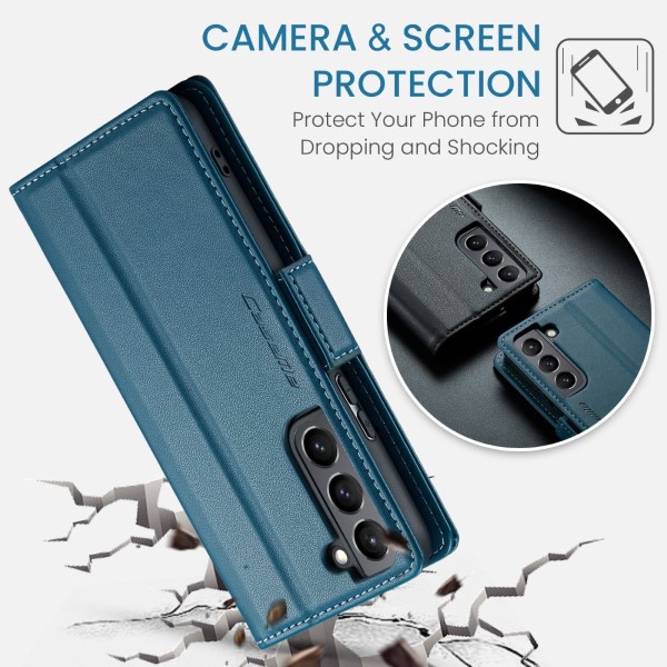 Pouzdro na Samsung Galaxy S21 CASEME smooth modré