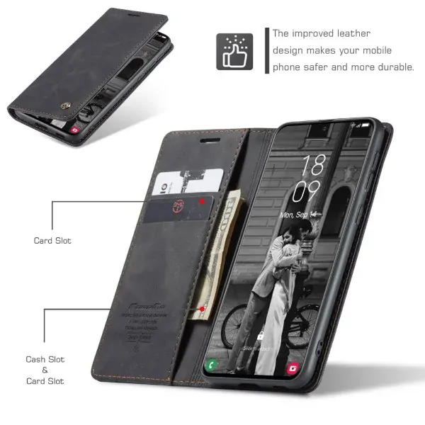 Pouzdro na Samsung Galaxy S21 CASEME černé