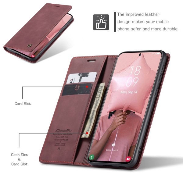 Pouzdro na Samsung Galaxy S21 CASEME červené