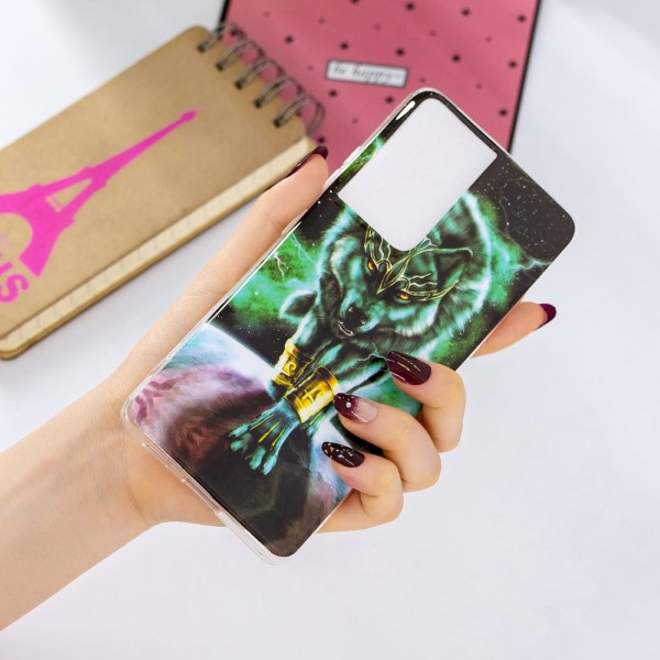Kryt na Samsung Galaxy S21 Ultra svítící Vlk