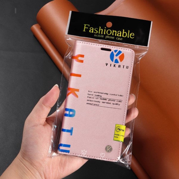 Pouzdro na Samsung Galaxy S21 Ultra Yikatu růžové