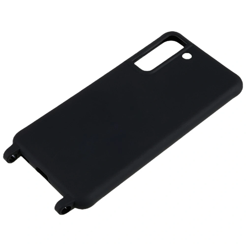 Kryt na Samsung Galaxy S21 FE gumový se šňůrkou na krk černý