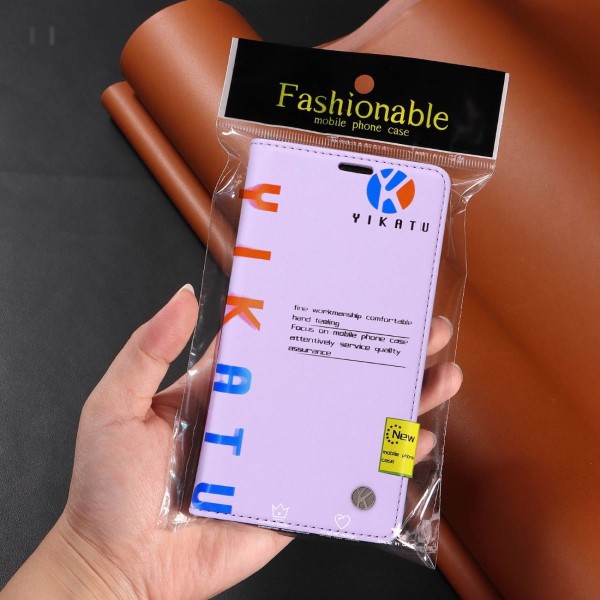 Pouzdro na Samsung Galaxy S21 FE Yikatu fialové