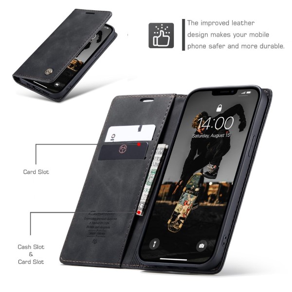 Pouzdro na iPhone 13 Pro Max CASEME černé