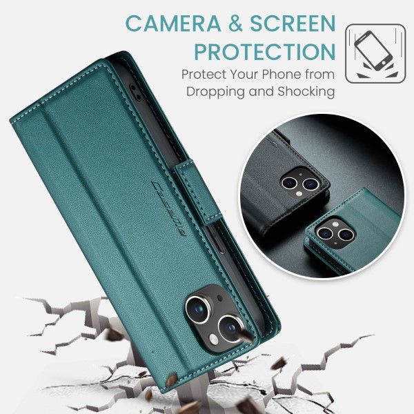Pouzdro pro iPhone 13 Mini CASEME smooth zelené